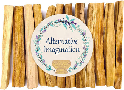 Palo Santo Sticks - Incense Sticks for Spiritual Cleansing, Stress Relief, Meditation Accessories, Home Fragrance - Sustainably Wild Harvested - Pack of 12 -