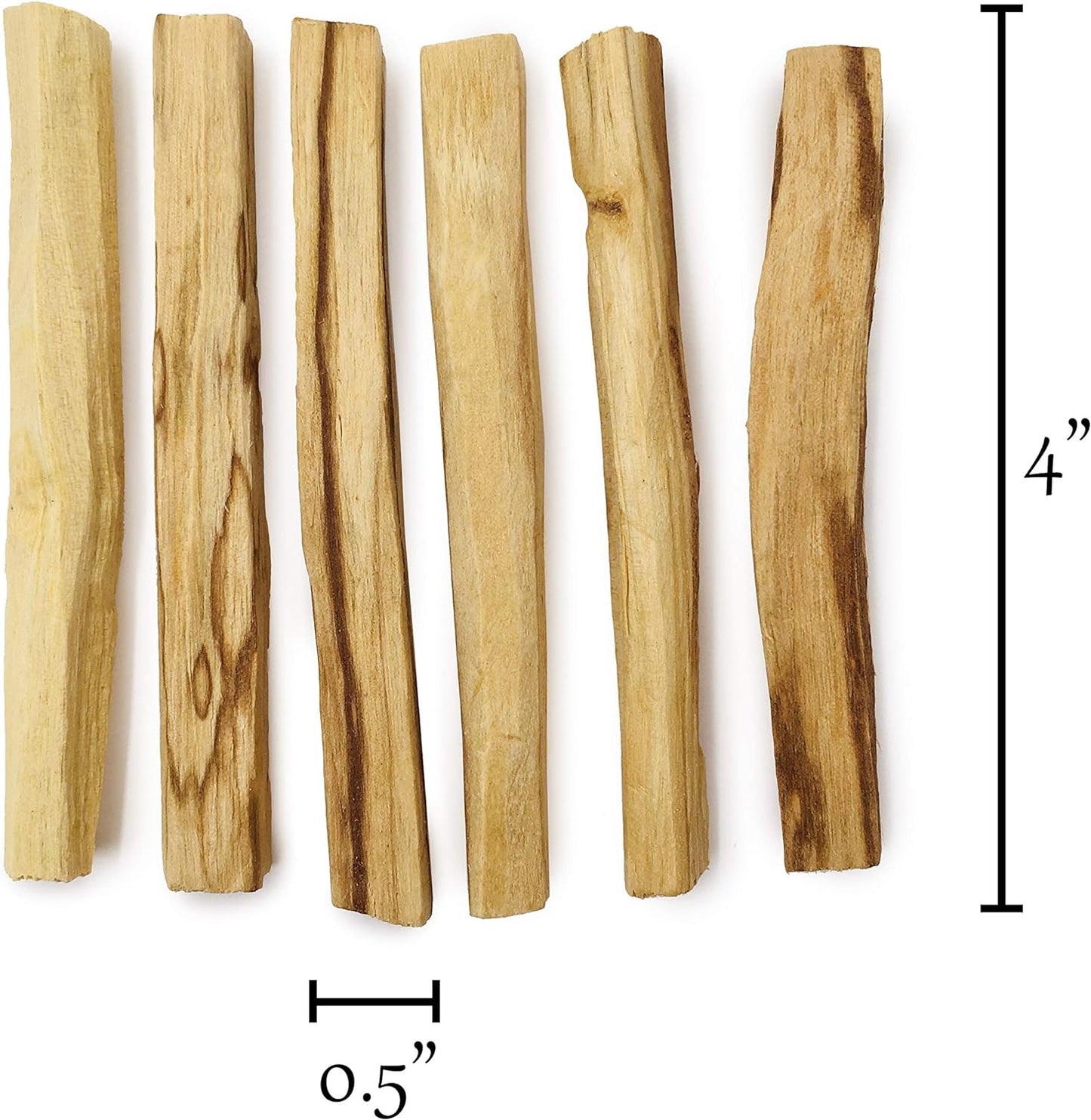 Palo Santo Sticks - Incense Sticks for Spiritual Cleansing, Stress Relief, Meditation Accessories, Home Fragrance - Sustainably Wild Harvested - Pack of 12 -